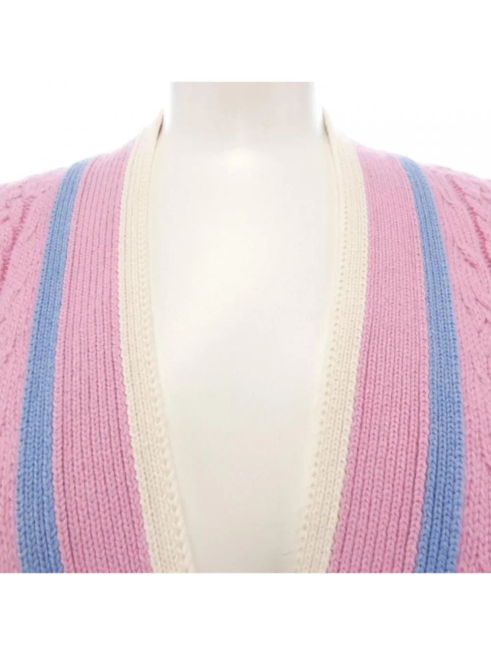Chanel Long Cardigan Pink